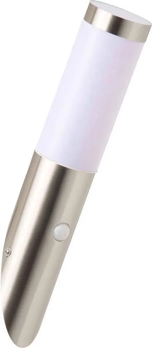 Brilliant Chorus Buitenlamp Sensor IP44 - E27 40W - Chroom/Wit - afbeelding 6 van 6