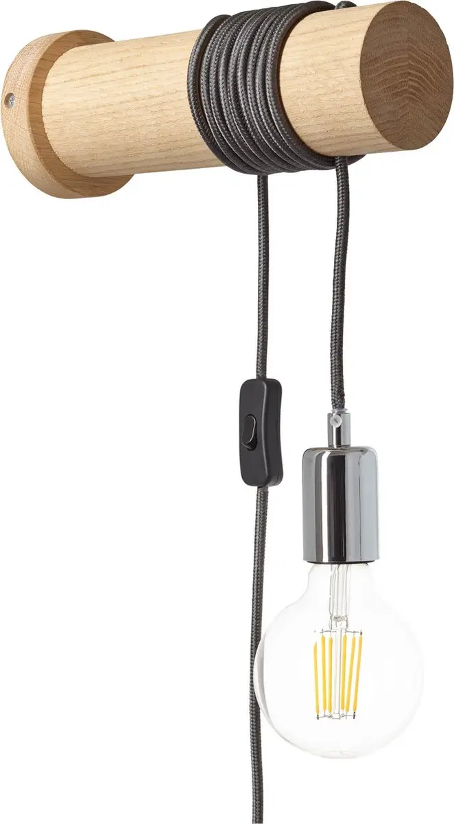 Brilliant Frihet Wandlamp - Houtkleur