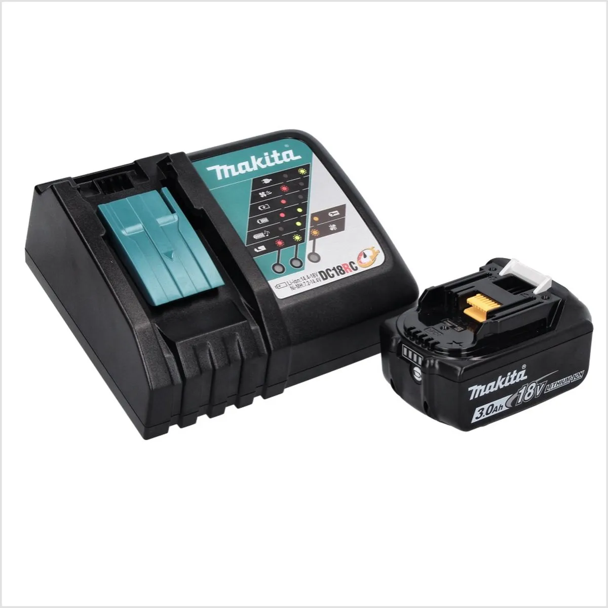 Makita DHP 482 RF1 Klopboormachine 18V - 62Nm - 21 standen - 3Ah