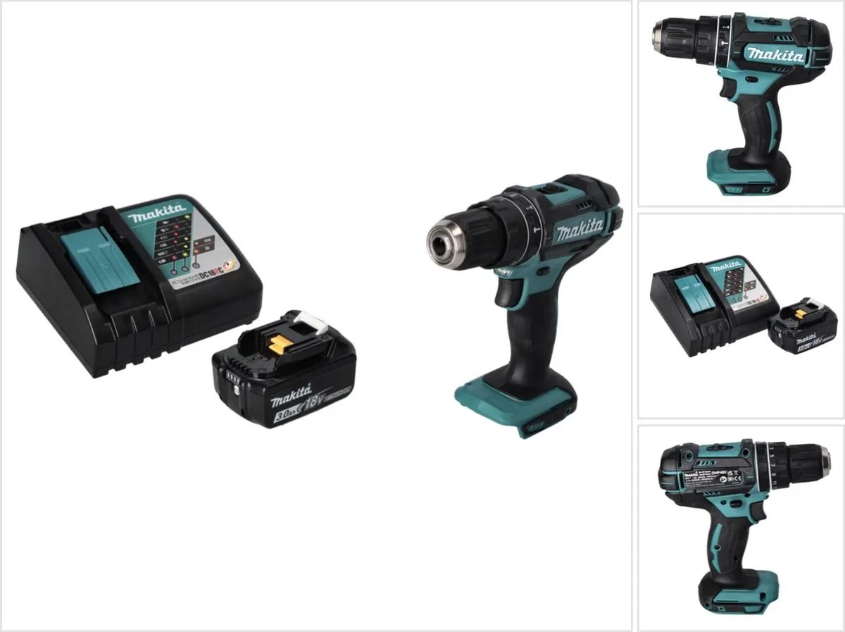 Makita DHP 482 RF1 Klopboormachine 18V
