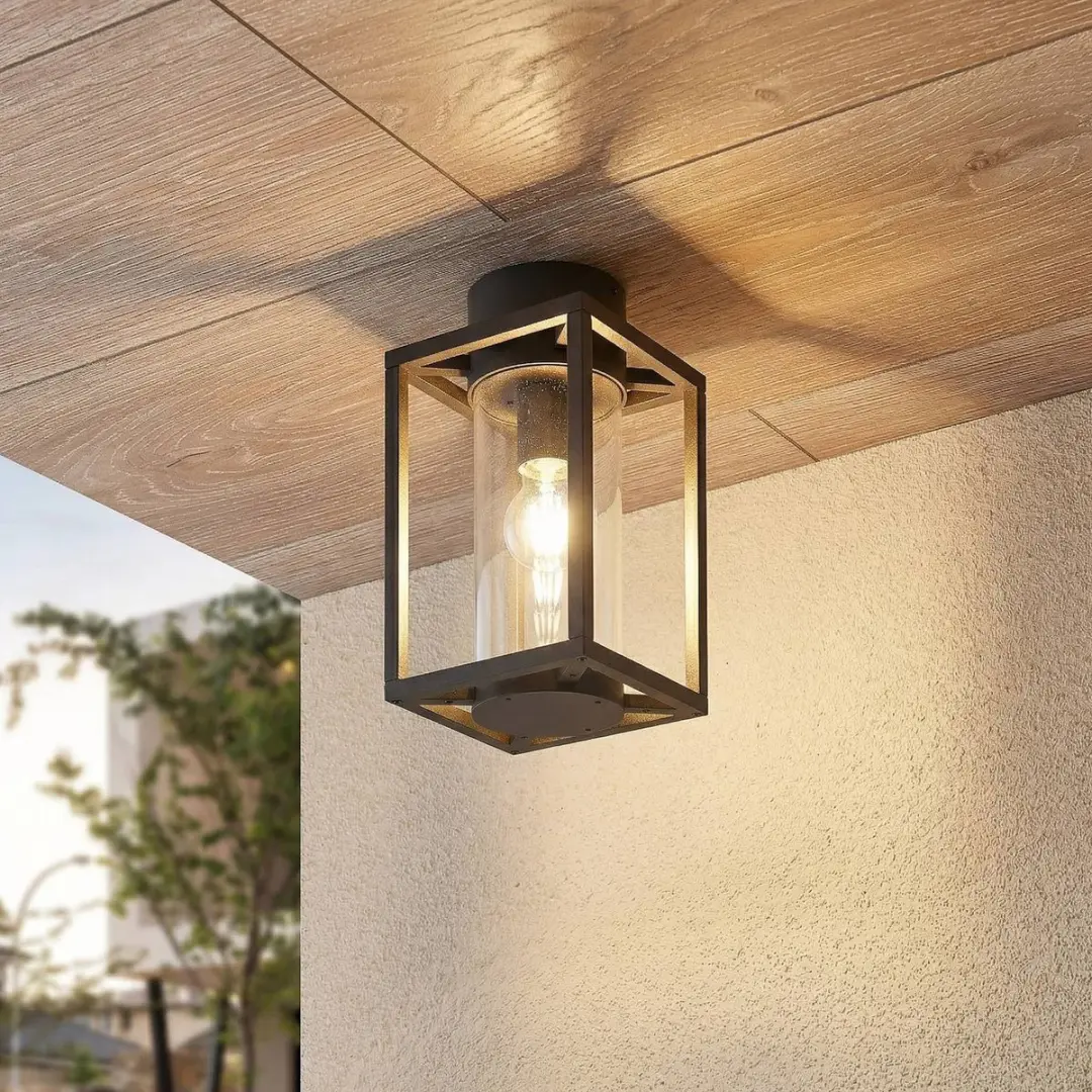 Lucande Plafondlamp 1 Licht - Antraciet