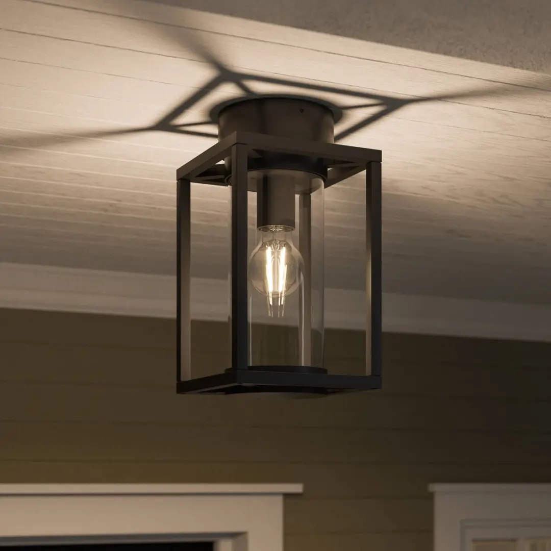 Lucande Plafondlamp 1 Licht - Antraciet