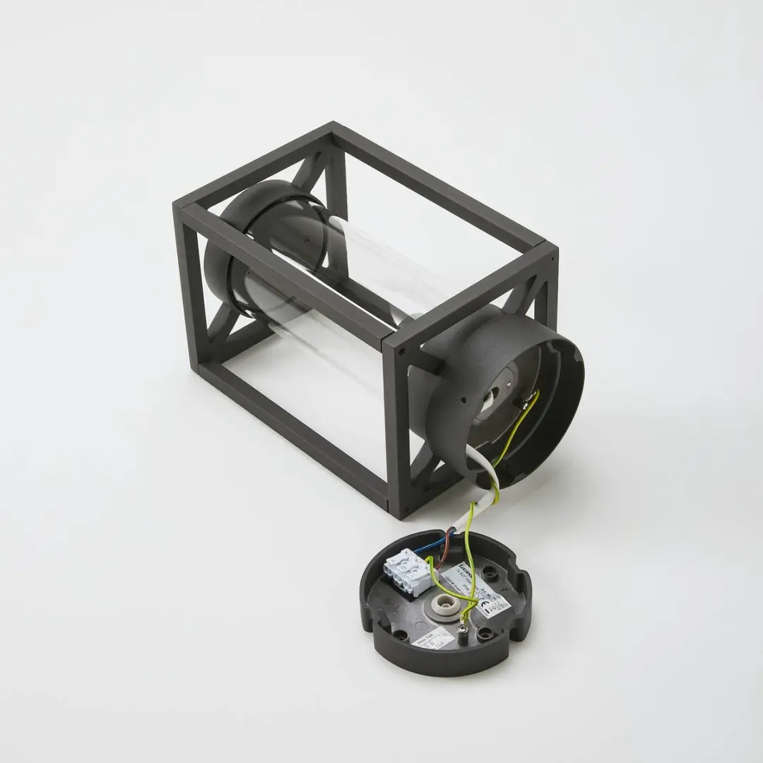 Lucande Plafondlamp 1 Licht - Antraciet - afbeelding 6 van 6