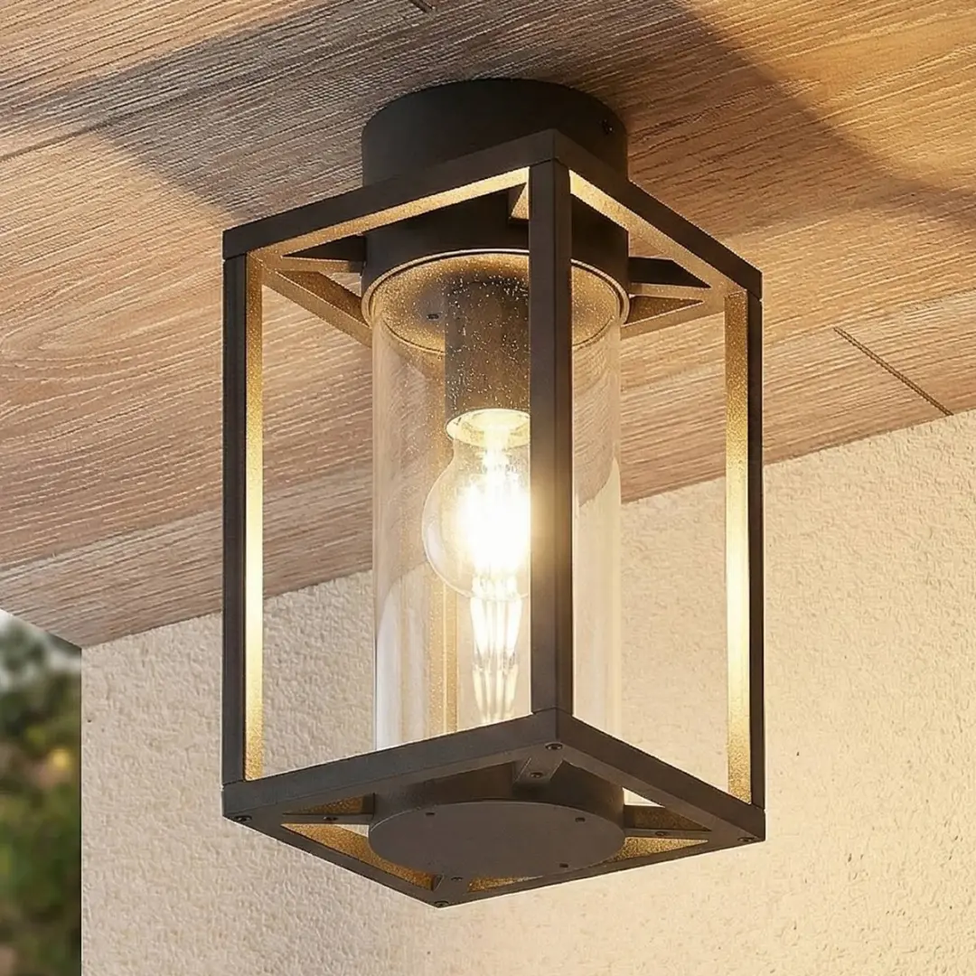 Lucande Plafondlamp 1 Licht - Antraciet