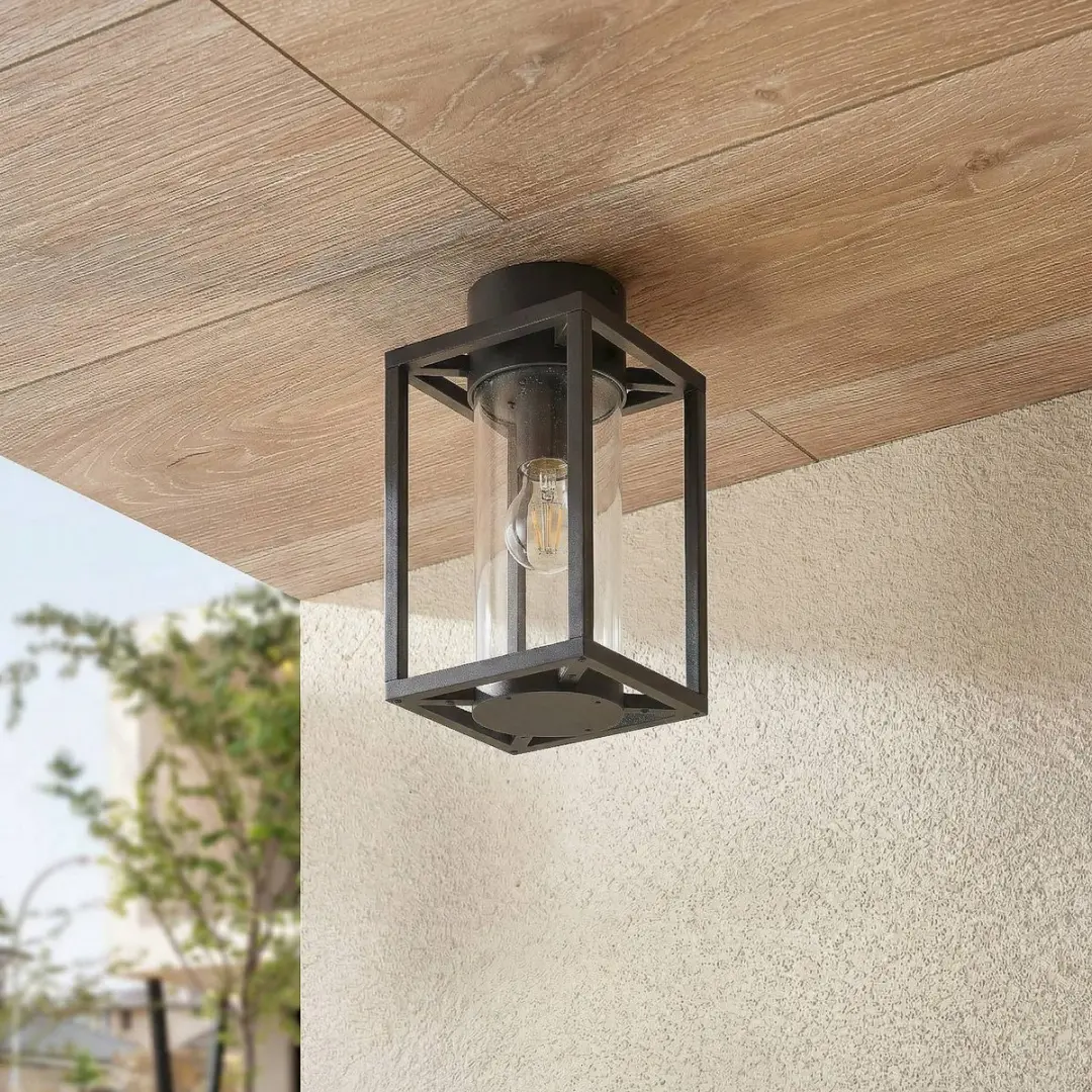 Lucande Plafondlamp 1 Licht - Antraciet