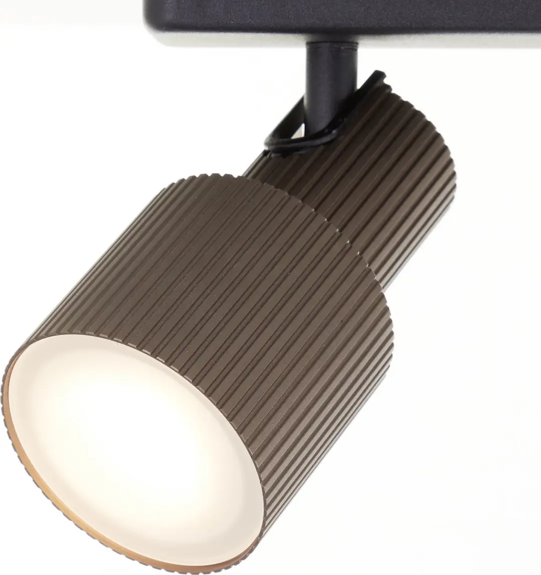 Brilliant Cadiz Plafondspot GU10 3x5W - 3000K - Zwart/Koper