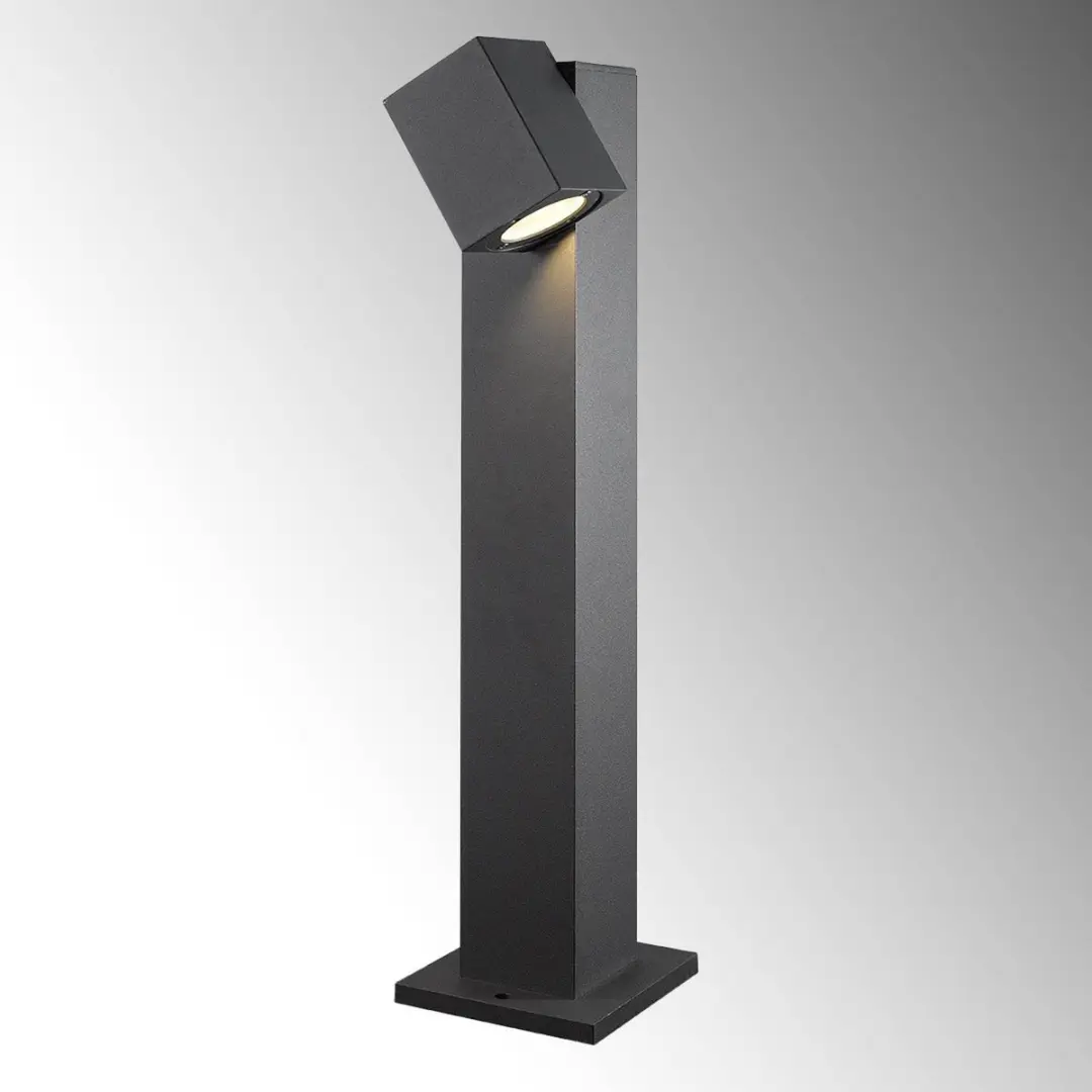 Lucande LED Buitenlamp 7W - 1 Licht - Grafietgrijs