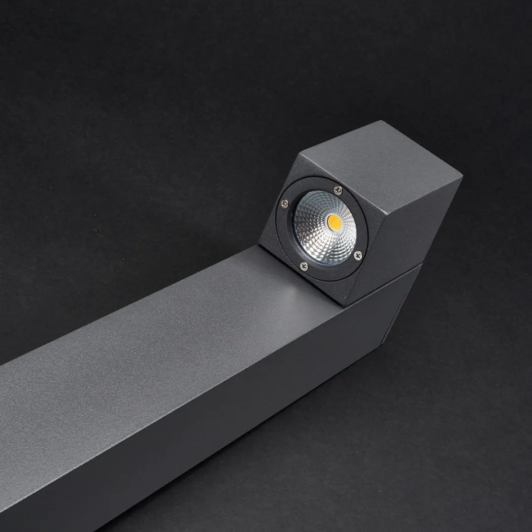 Lucande LED Buitenlamp 7W - 1 Licht - Grafietgrijs