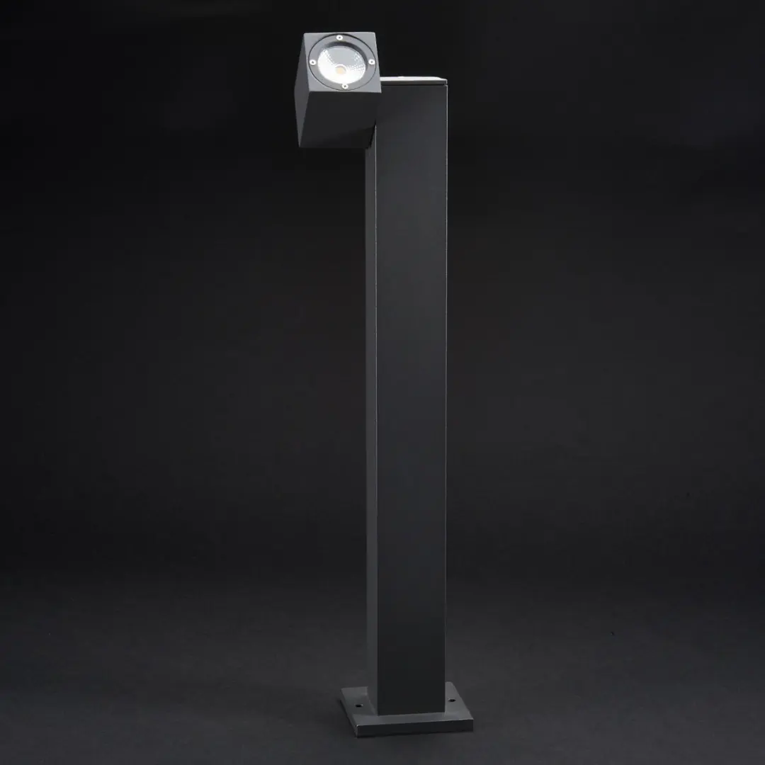 Lucande LED Buitenlamp 7W - 1 Licht - Grafietgrijs