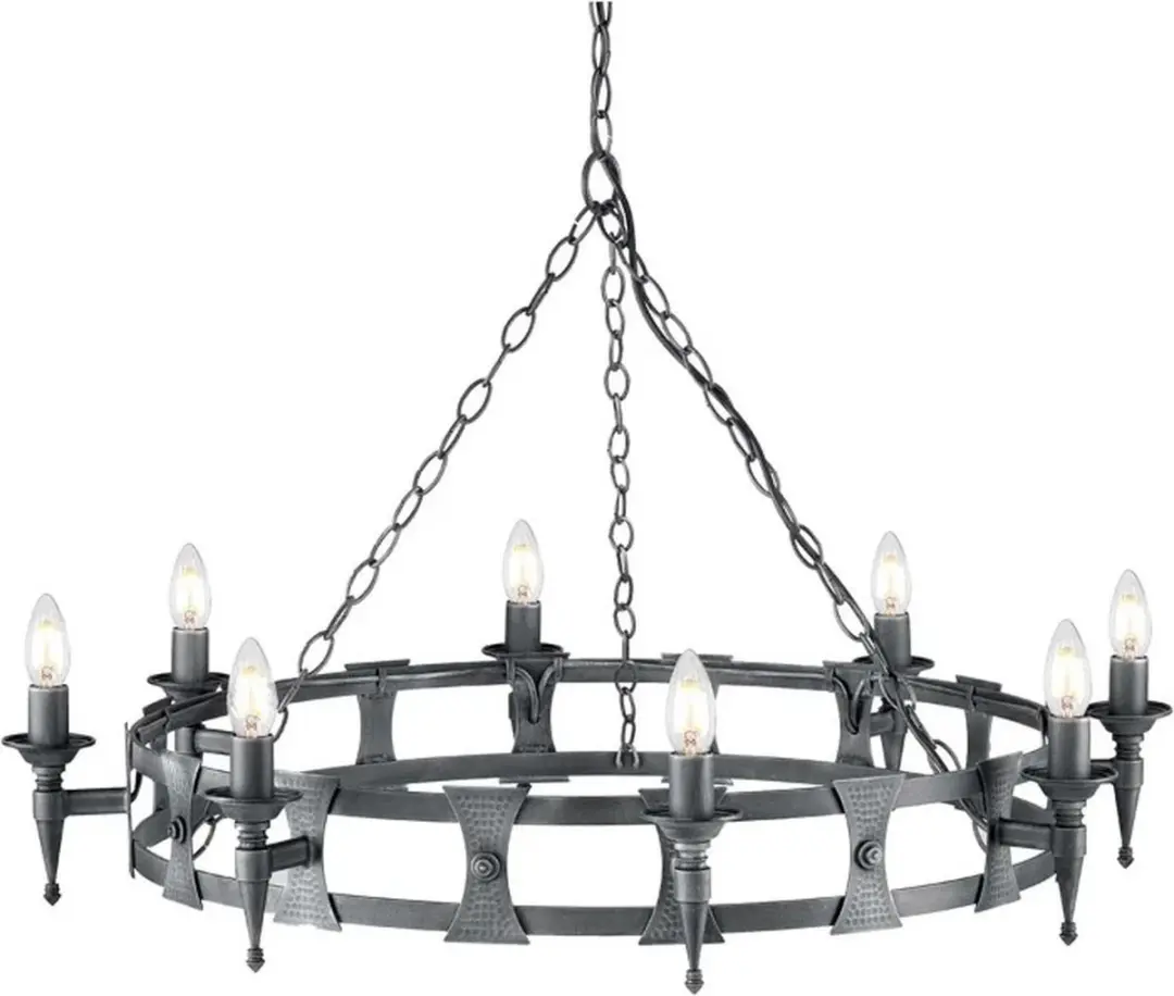 Elstead LED Kroonluchter 8x E14 60W