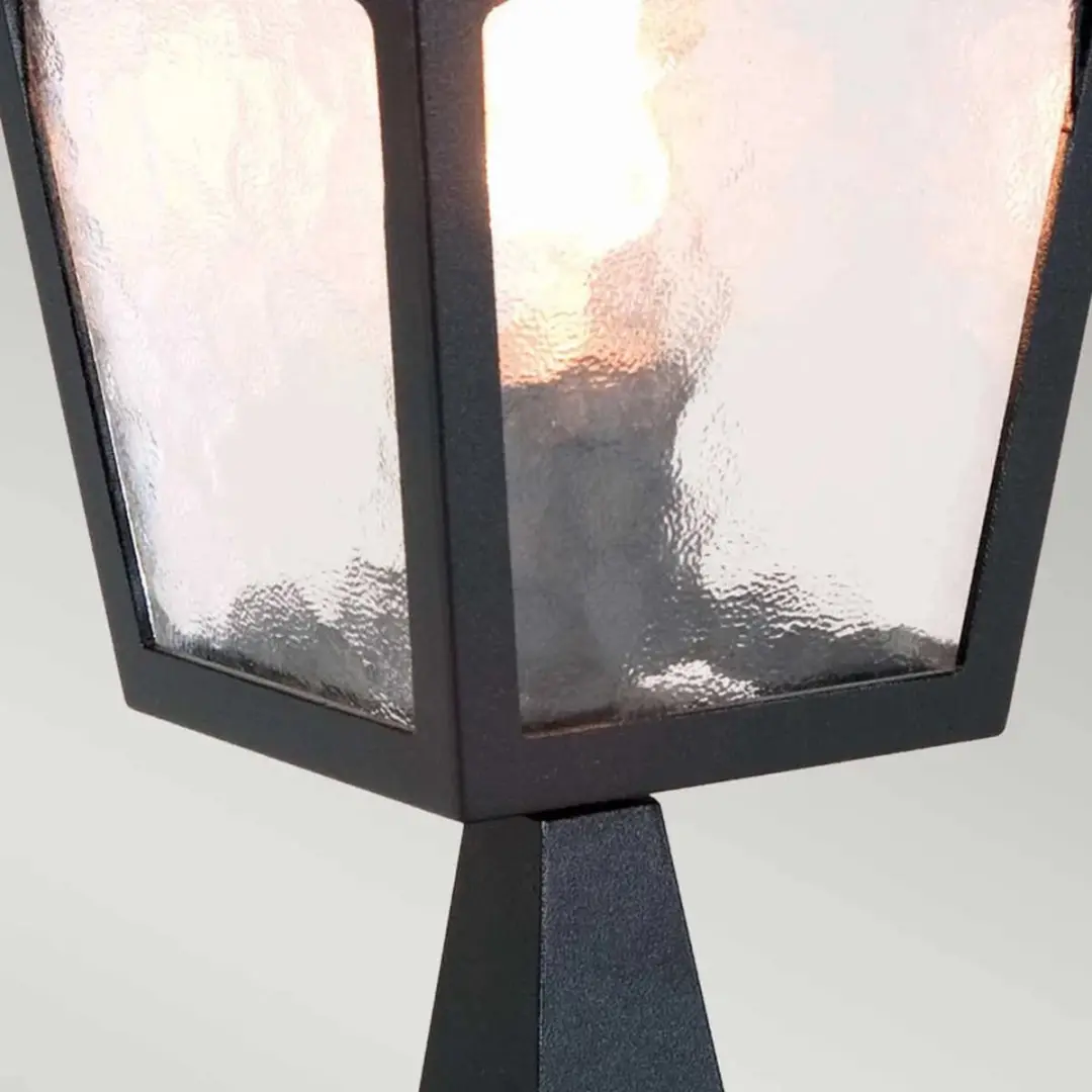 Elstead Mini LED Tuin Pilaar York E27 - 60W - Mat Zwart