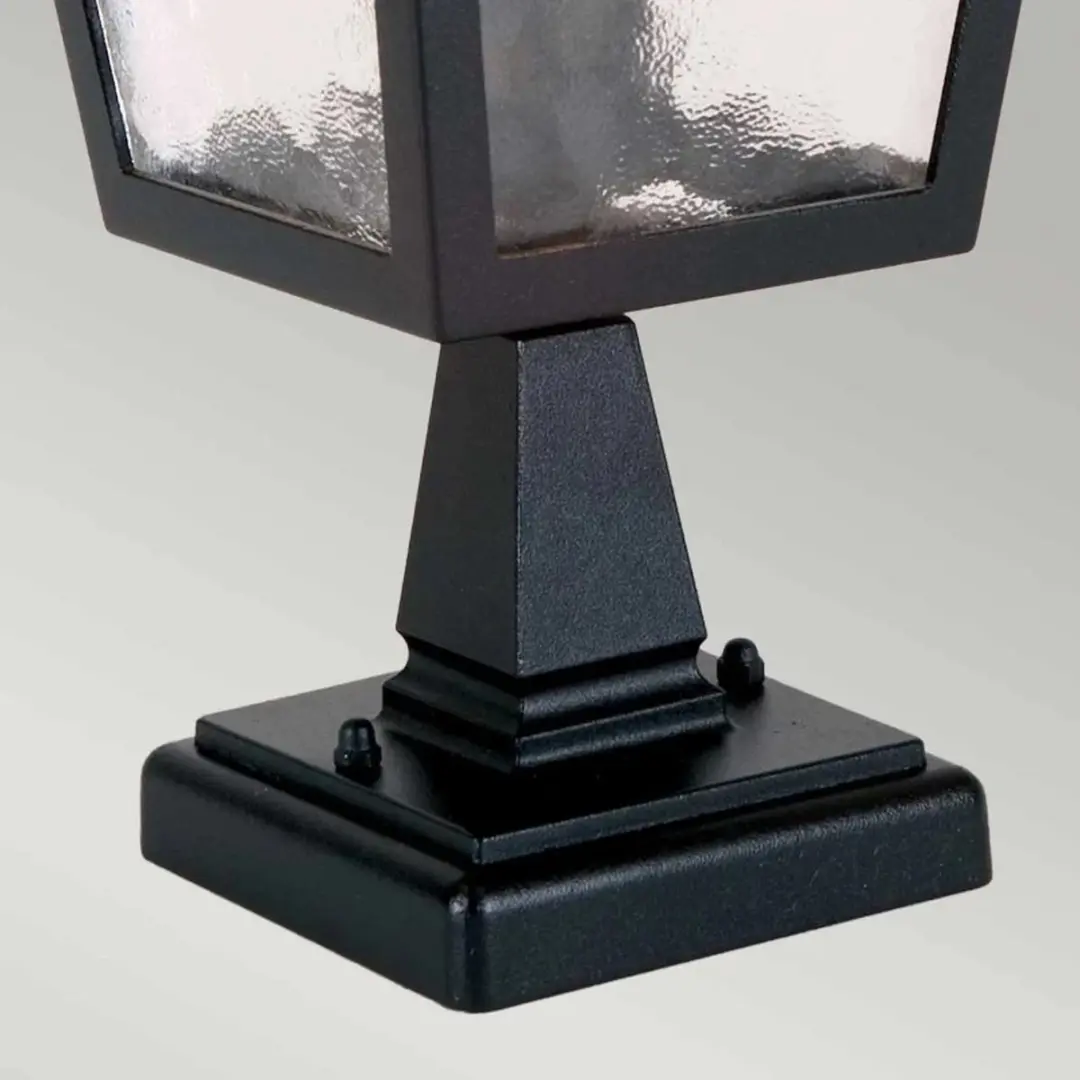 Elstead Mini LED Tuin Pilaar York E27 - 60W - Mat Zwart