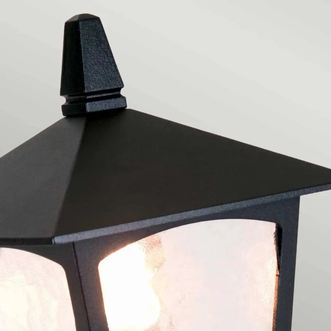 Elstead Mini LED Tuin Pilaar York E27 - 60W - Mat Zwart