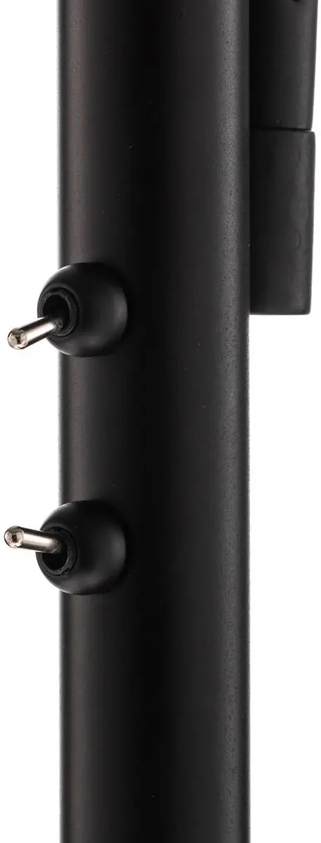 Lindby Vloerlamp 2-lichts - 180cm - Matzwart/Rookglas