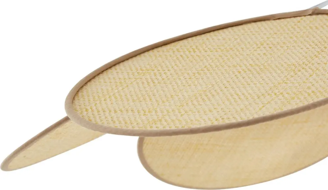 Lindby Hanglamp Rotan E27 - 80cm - Crème/Licht hout