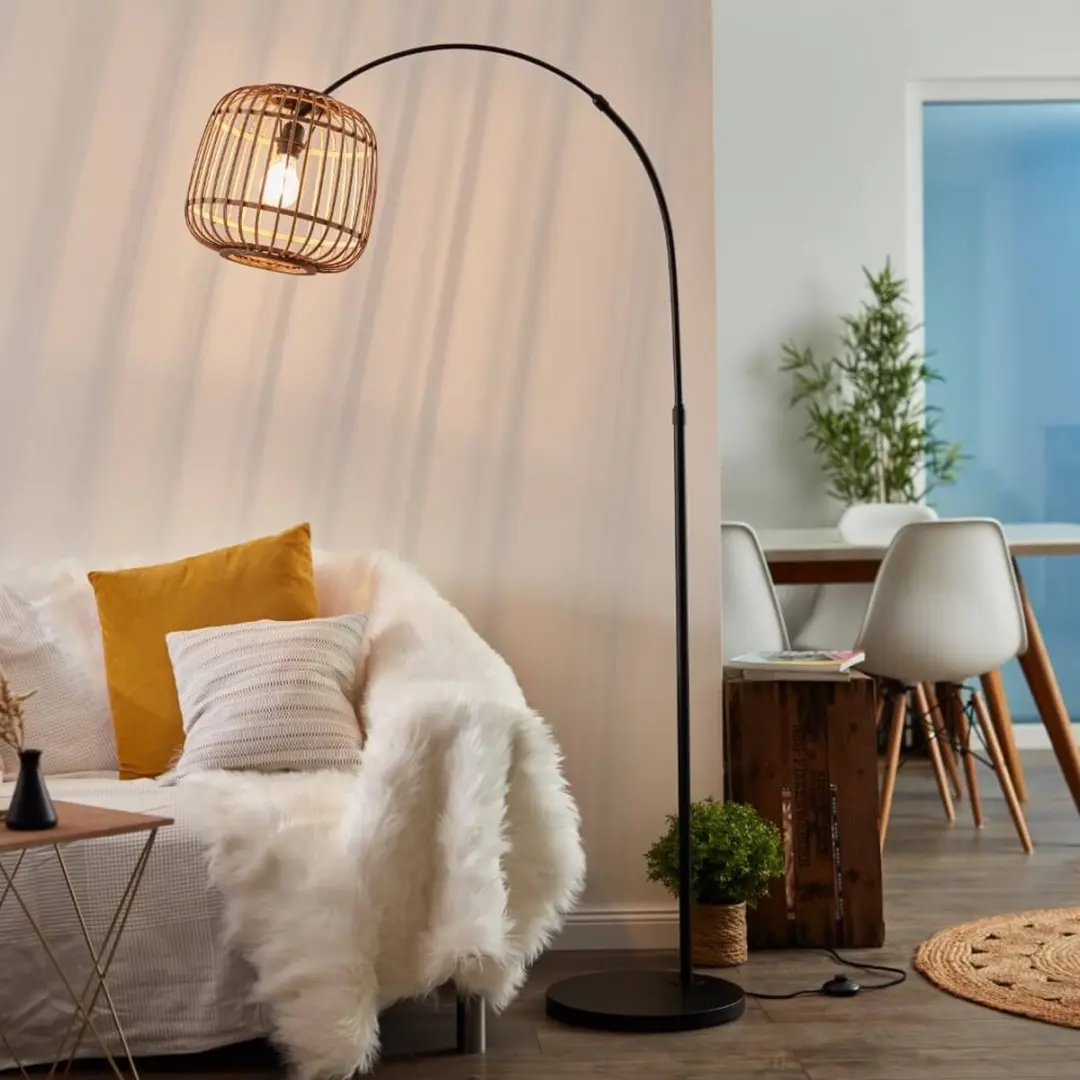 Brilliant Nikka Boogvloerlamp 170cm - 40W E27