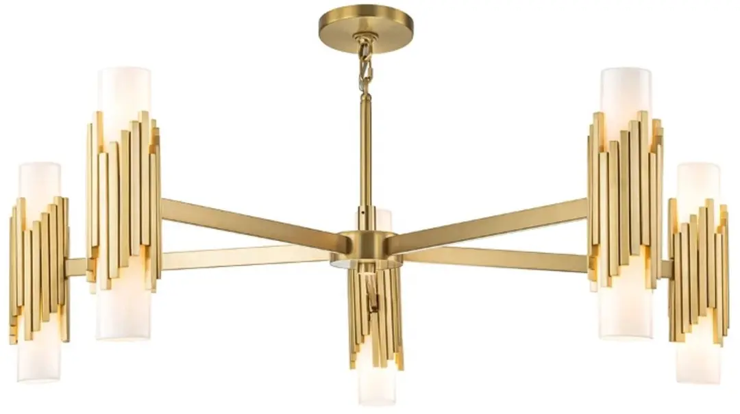 Elstead LED Kroonluchter 10x E27 40W - Brons
