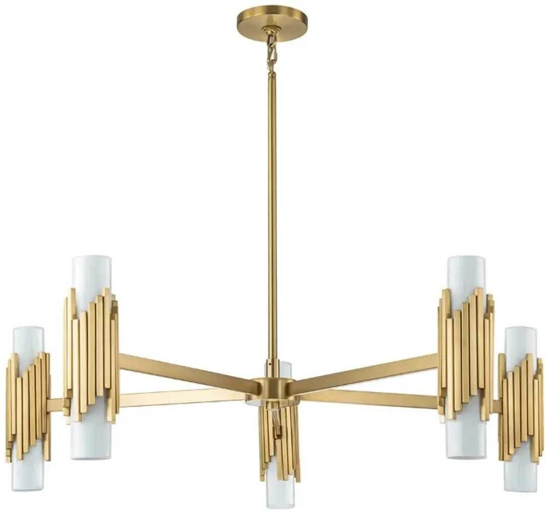 Elstead LED Kroonluchter 10x E27 40W - Brons