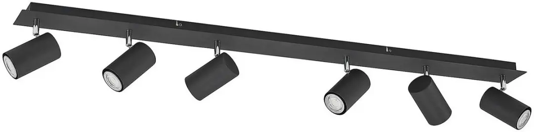 Lindby Buitenspot 6x GU10 10W - Zwart zand