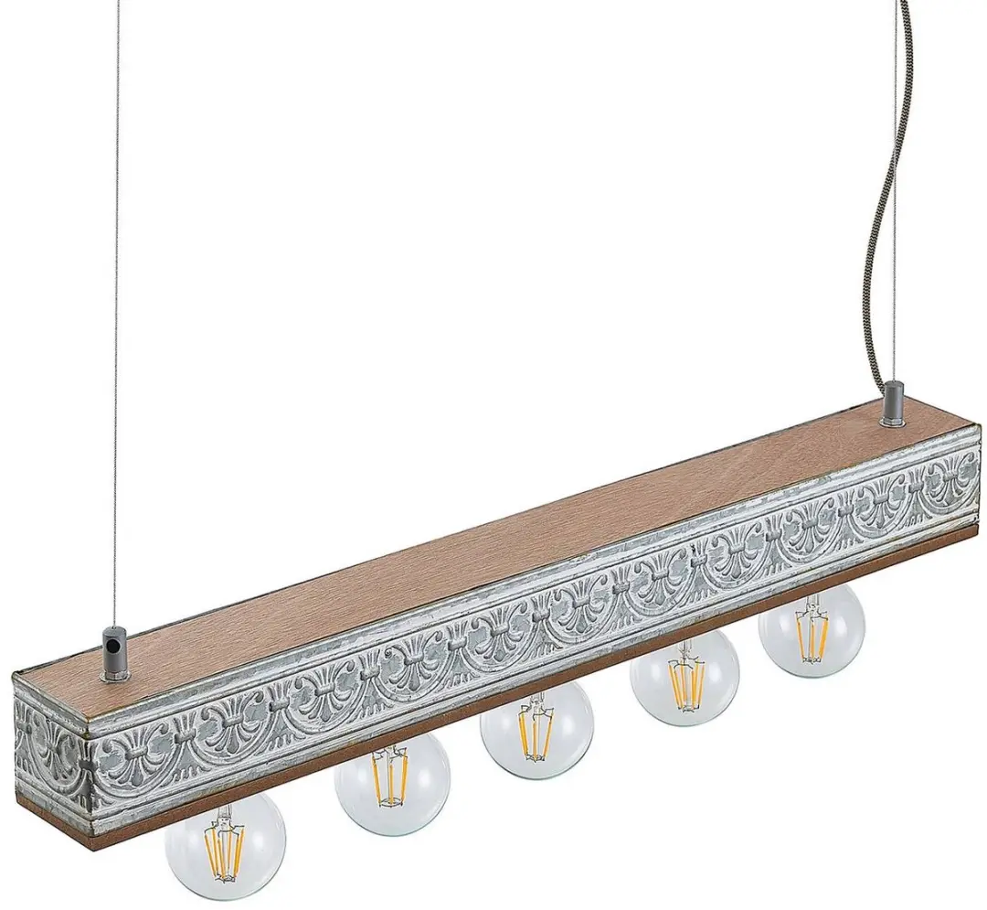Lindby Hanglamp 5-lichts MDF/IJzer