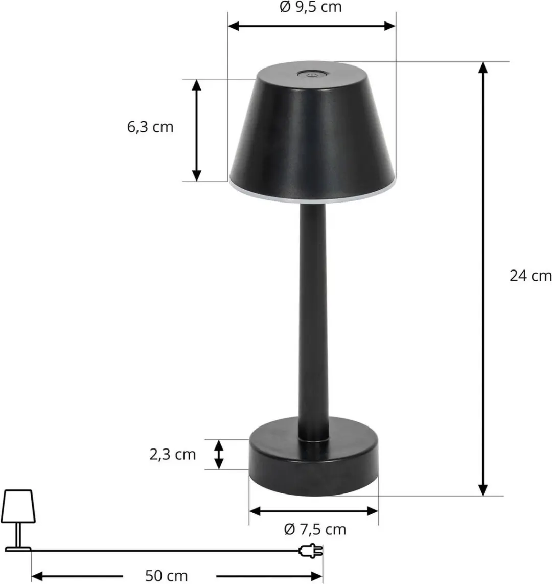 Lindby Sfeerverlichting Buiten RGB - 1 Lichtpunt - Zwart