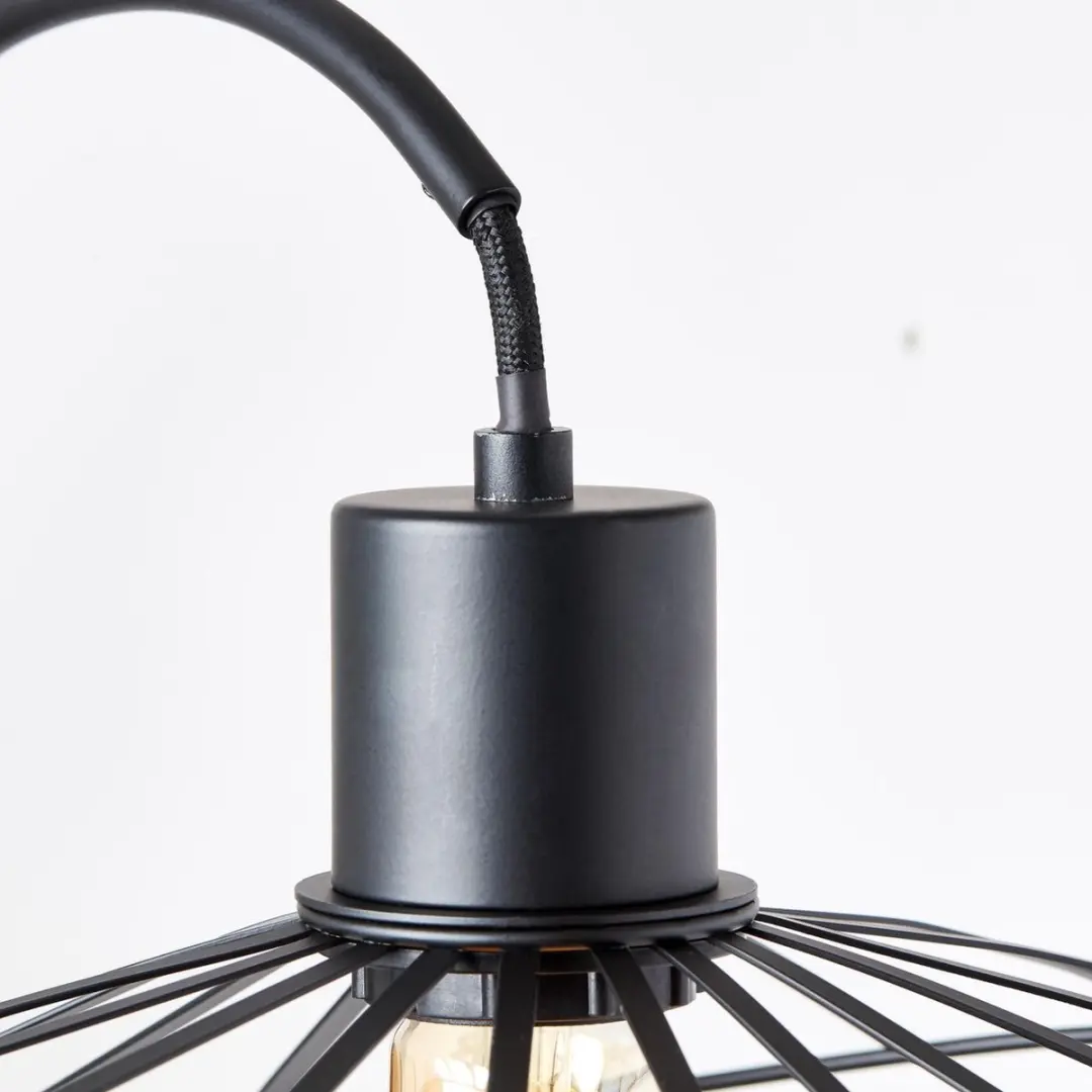 Brilliant Leika Wandlamp - Zwart