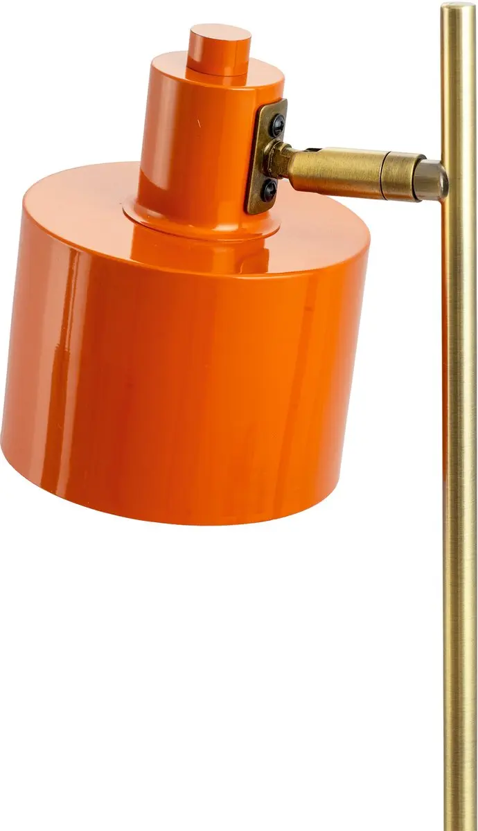 Dyberg Larsen Ocean Tafellamp - 6W - Orange/Brass