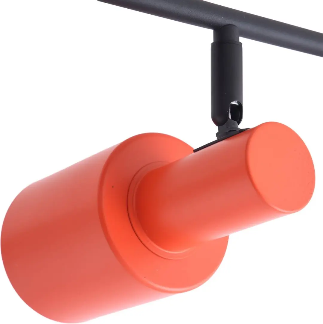 Lindby Buitenspot 4-lichts E27 - 15W - Oranje/Zwart