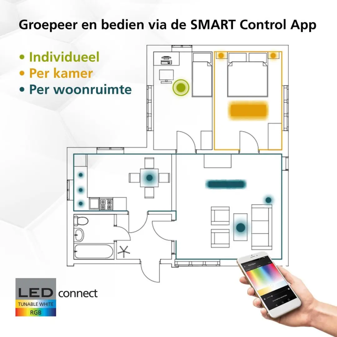 EGLO Connect LED Lamp E14 - 400lm - Ø5cm