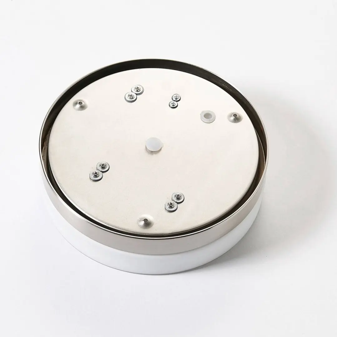 Lindby Plafondlamp Badkamer 3-Lichts - Ø30cm - Wit/Nikkel
