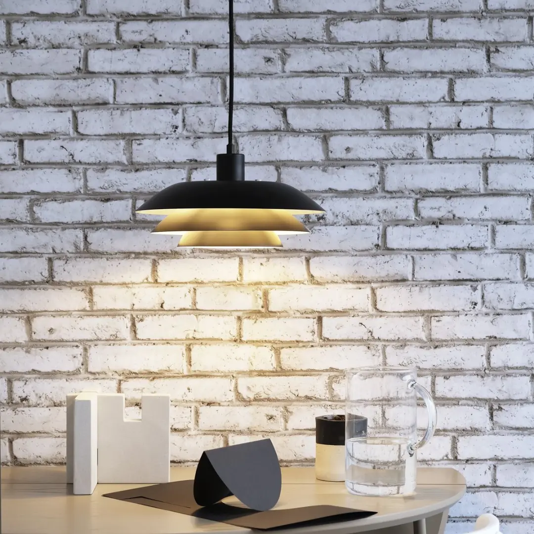 Dyberg Larsen DL31 Hanglamp 31cm E27 - Matzwart