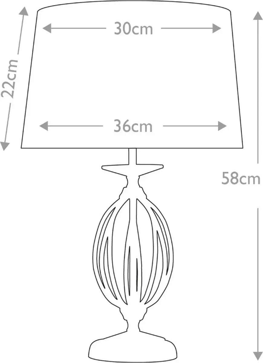 Elstead LED Tafellamp Aegean - Polished Brass - 60W