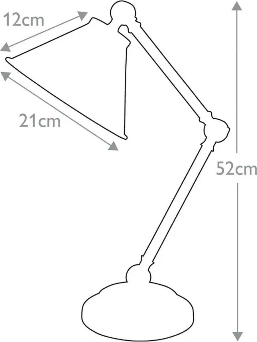 Elstead Lighting Provence Element LED Tafellamp - 1x E27 60W - Zwart/Brons