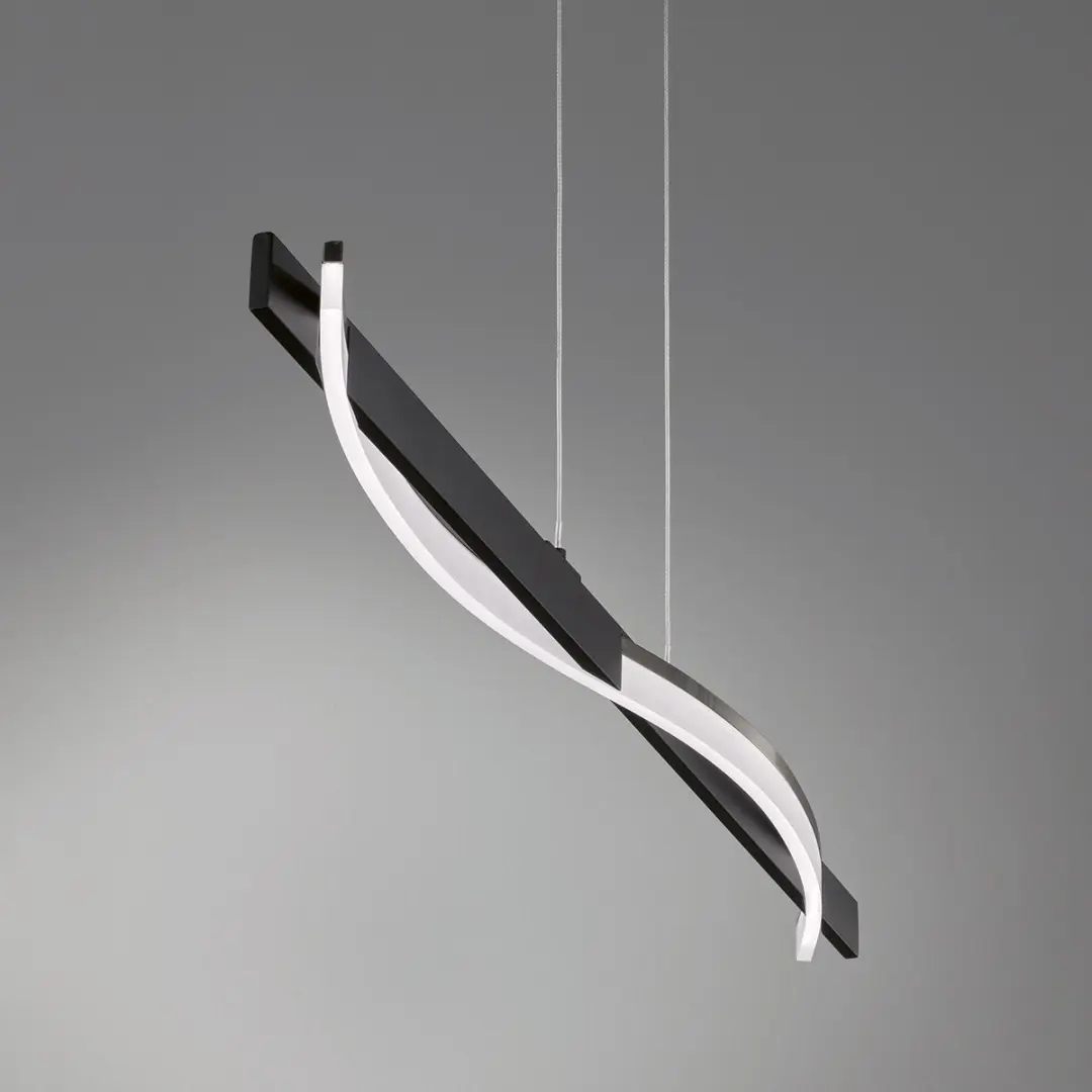 Fischer & Honsel Bridge Hanglamp 18W LED - 2700 Lumen - Zwart