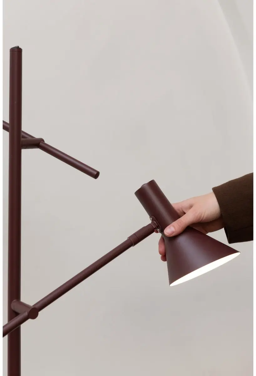 it's about RoMi Vloerlamp Izmir - Rood - 3x60W