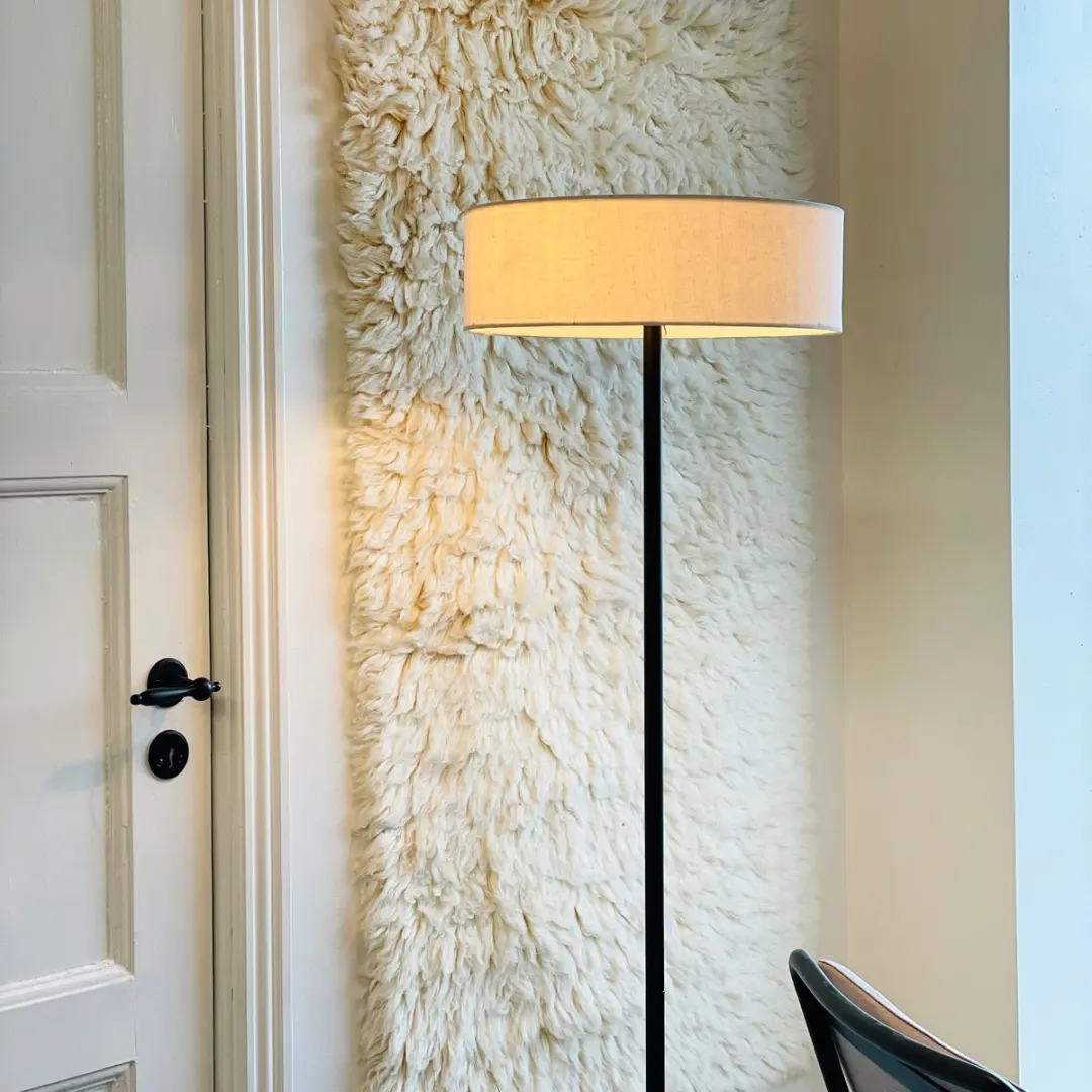 Dyberg Larsen Calix Vloerlamp - 2x6W - Nature/Black