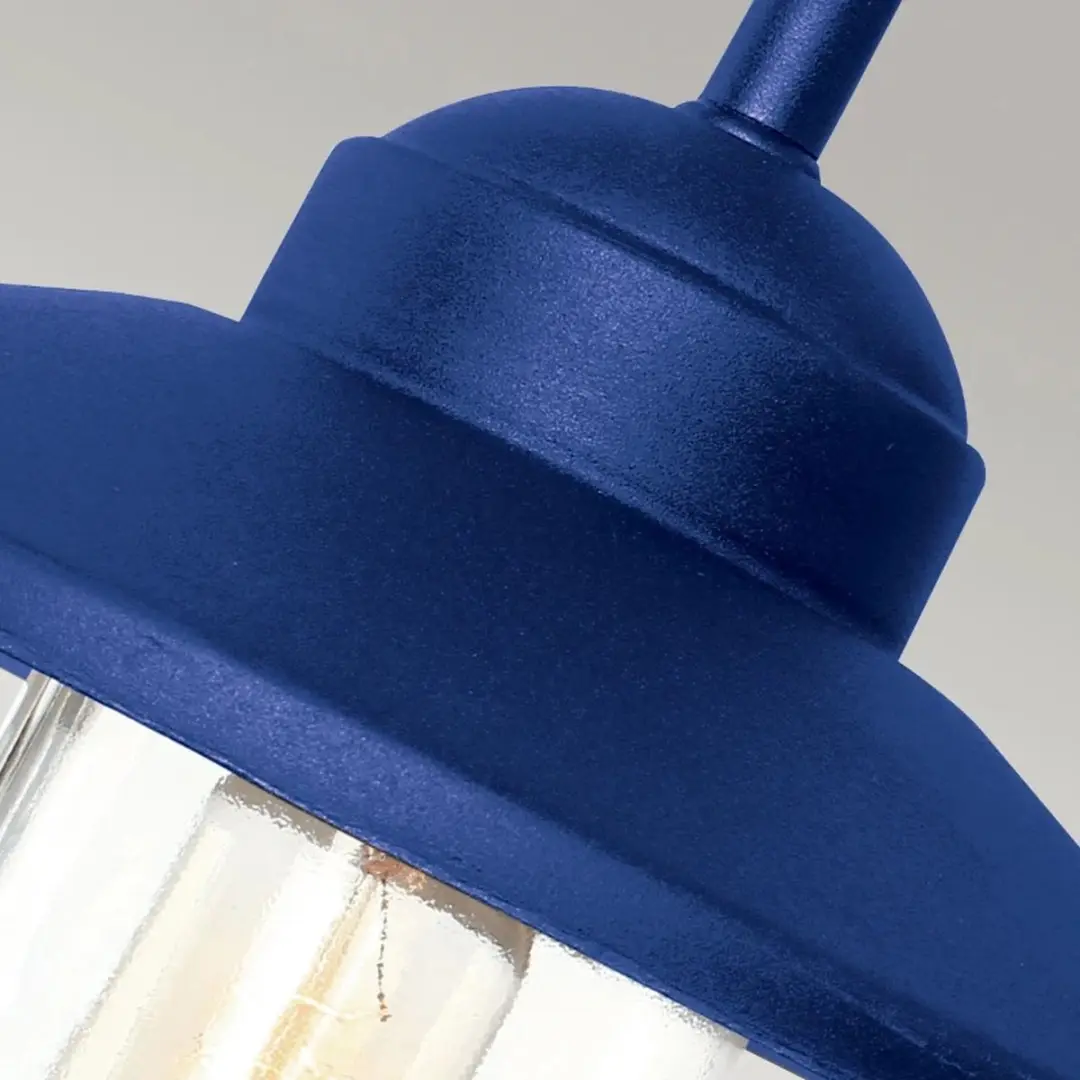 Elstead Klampenborg LED Wandlamp E27 60W - IP44 - Navy Blue