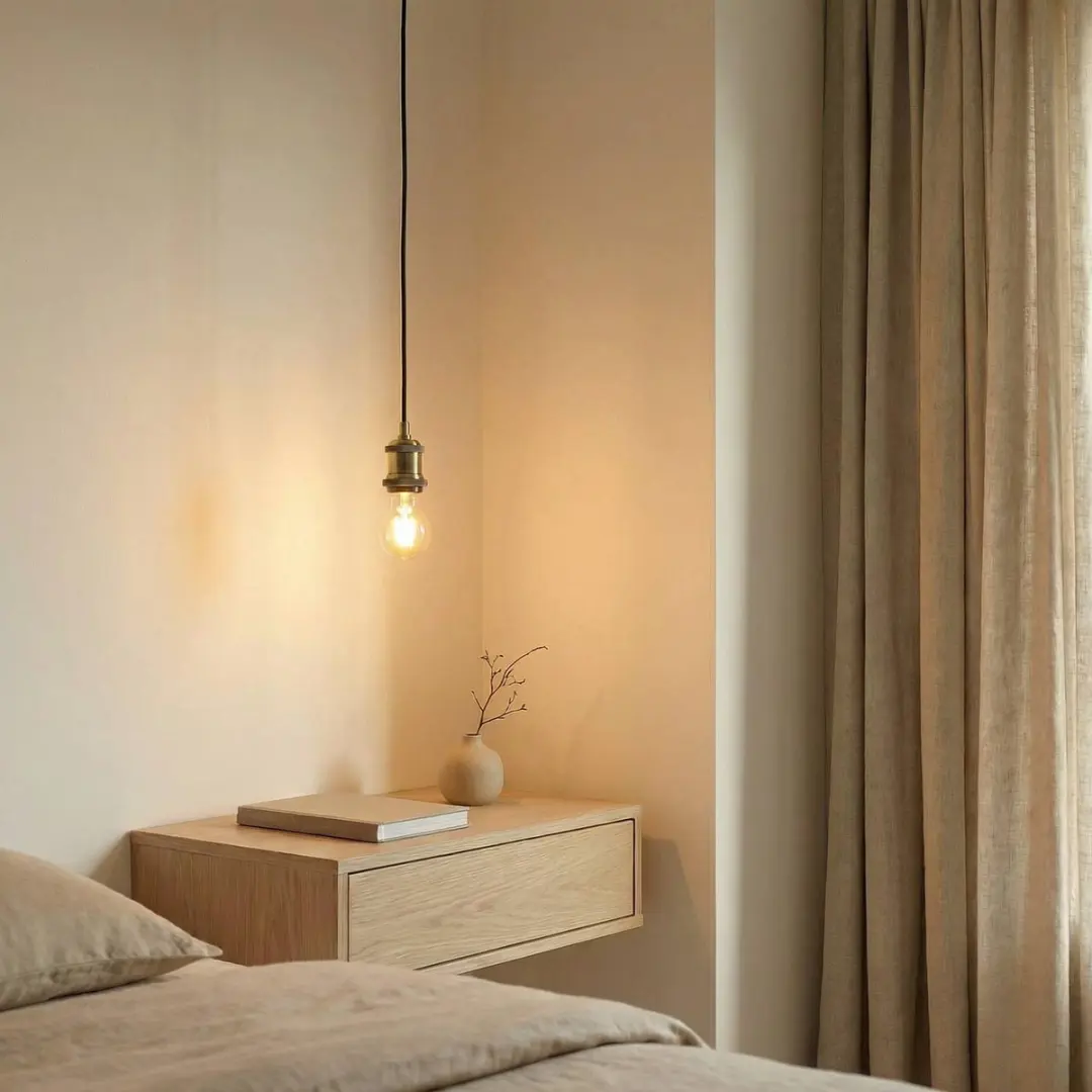 Lindby Hanglamp 1 Licht E27 - Messing