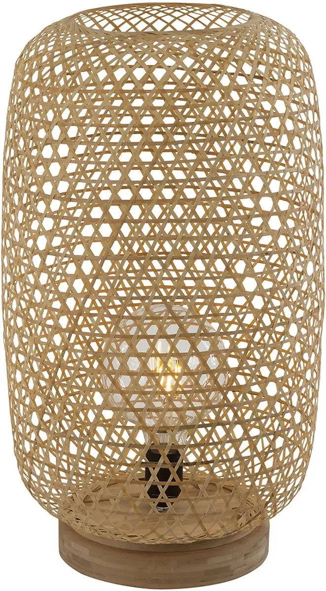 Globo Vloerlamp Bamboe Bruin