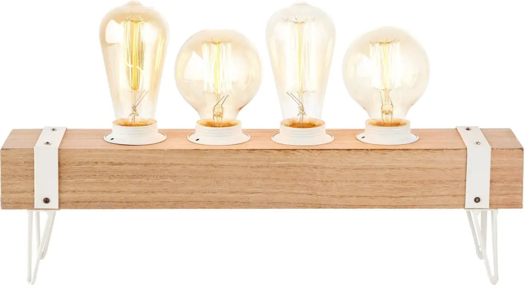 Brilliant Whitewood Tafellamp
