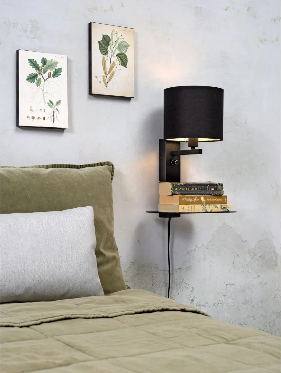 it's about RoMi Wandlamp Florence - Zwart