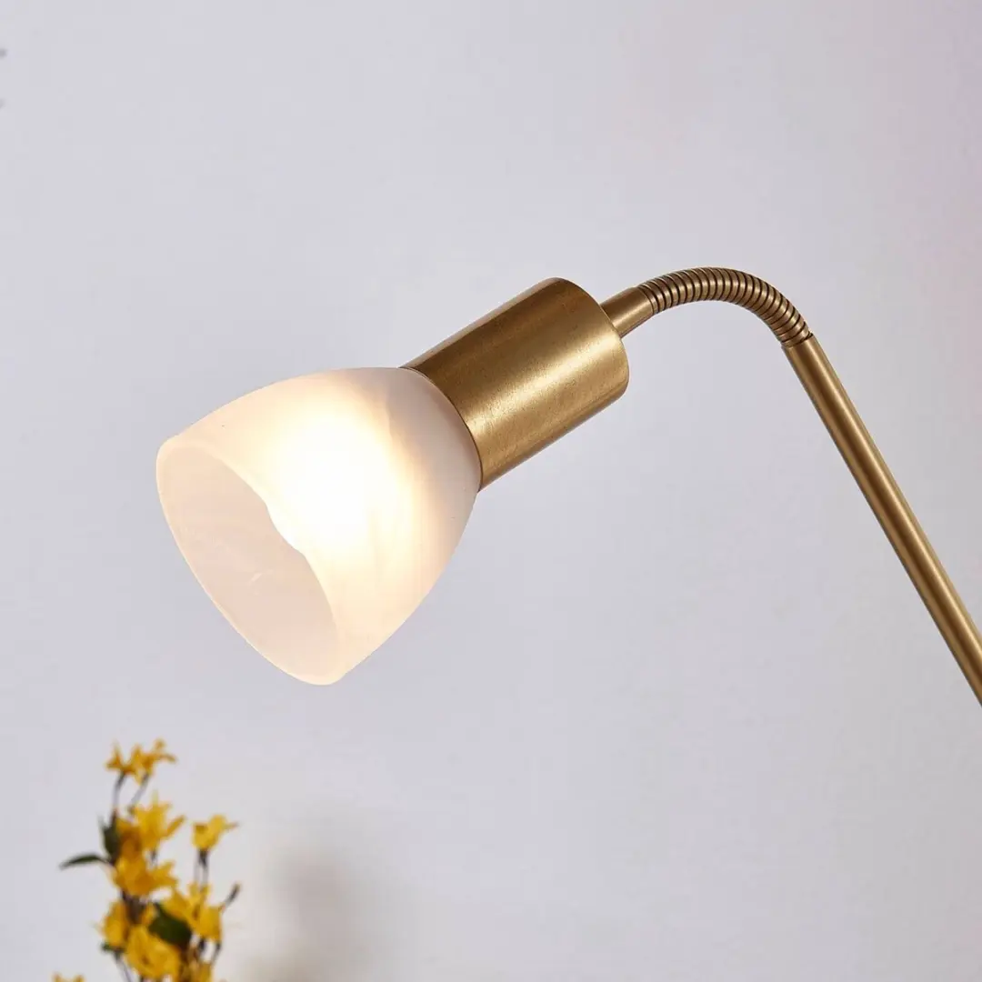 Lindby Vloerlamp 3-licht Metaal Glas - 180cm - E27