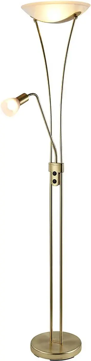 Lindby Vloerlamp 3-licht Metaal Glas - 180cm - E27