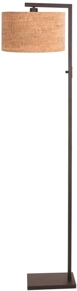 Steinhauer Cacao Vloerlamp 4874CA - 160cm Metaal/Kurk