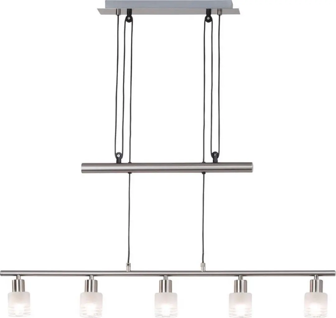 Brilliant LEA Hanglamp 5x4W LED - RVS