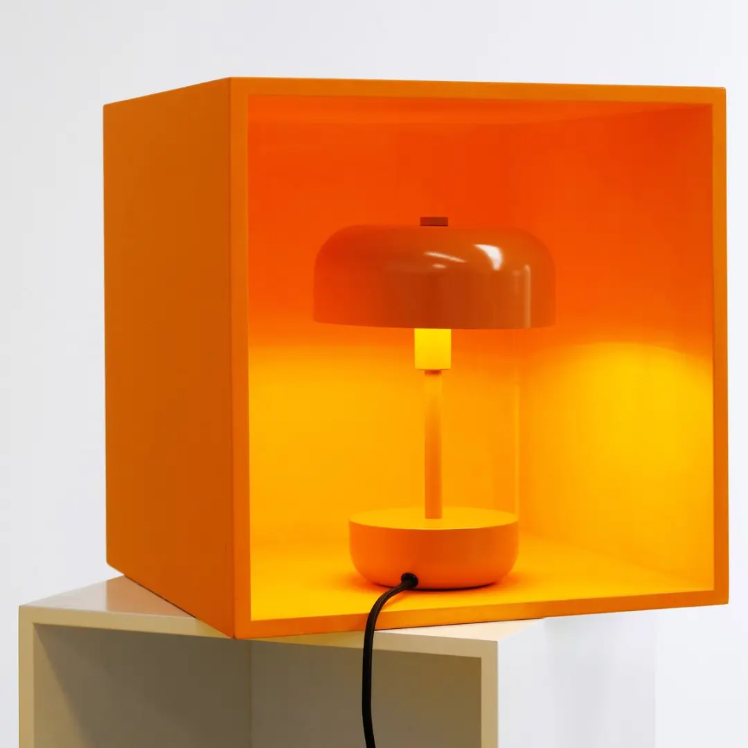 Dyberg Larsen Tafellamp Haipot - 9W - Orange Metaal