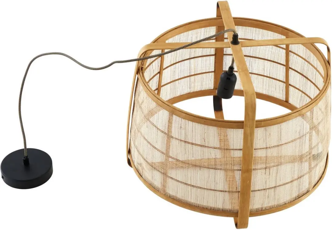 Lindby Hanglamp Bamboe 1 Licht - Ø45cm