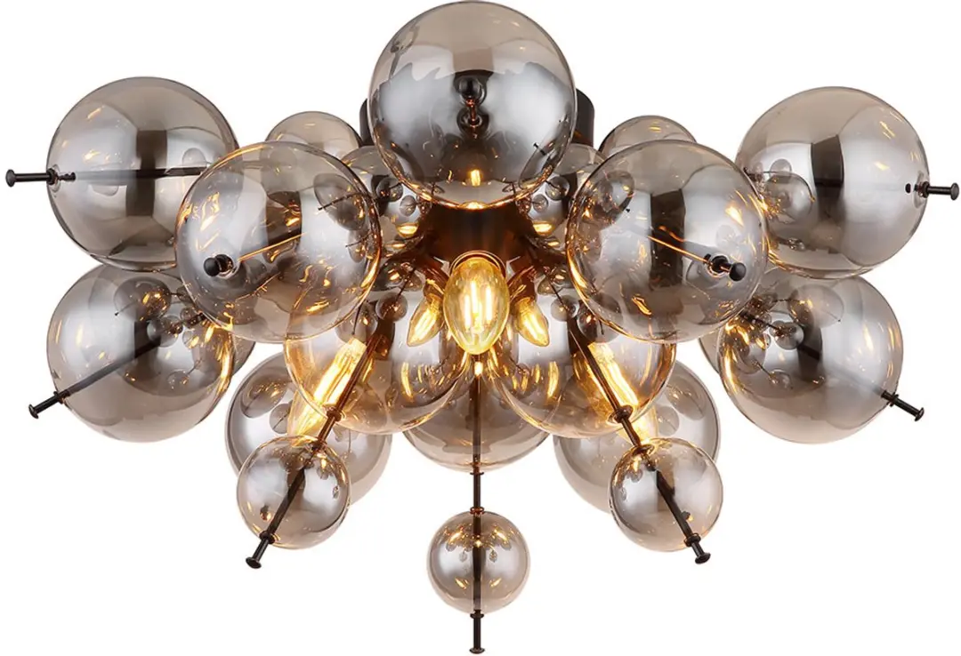 Globo Plafondlamp 3 Vlammen - 55x28cm - Grijs