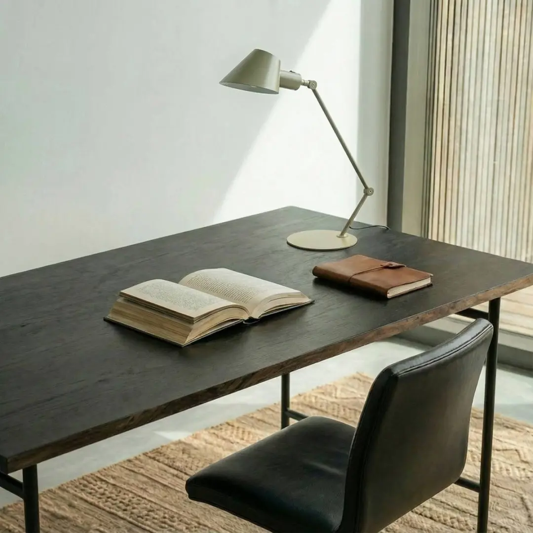 Lindby Bureaulamp Metaal Lichtgroen 64cm - E27