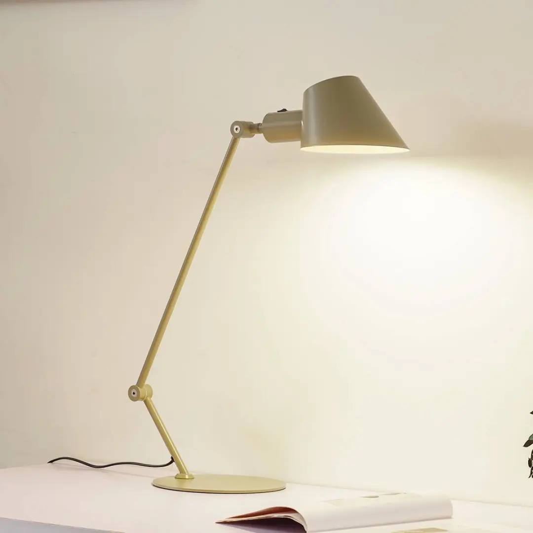 Lindby Bureaulamp Metaal Lichtgroen 64cm - E27